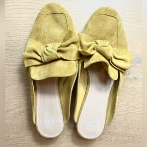 BP Suede Gold Yellow Flats